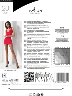 Passion Lingerie Passion Castoro Brown Tights TI002