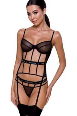 Passion Lingerie Passion Kyouka Corset Black