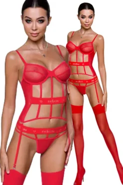 Passion Lingerie Passion Kyouka Corset Red
