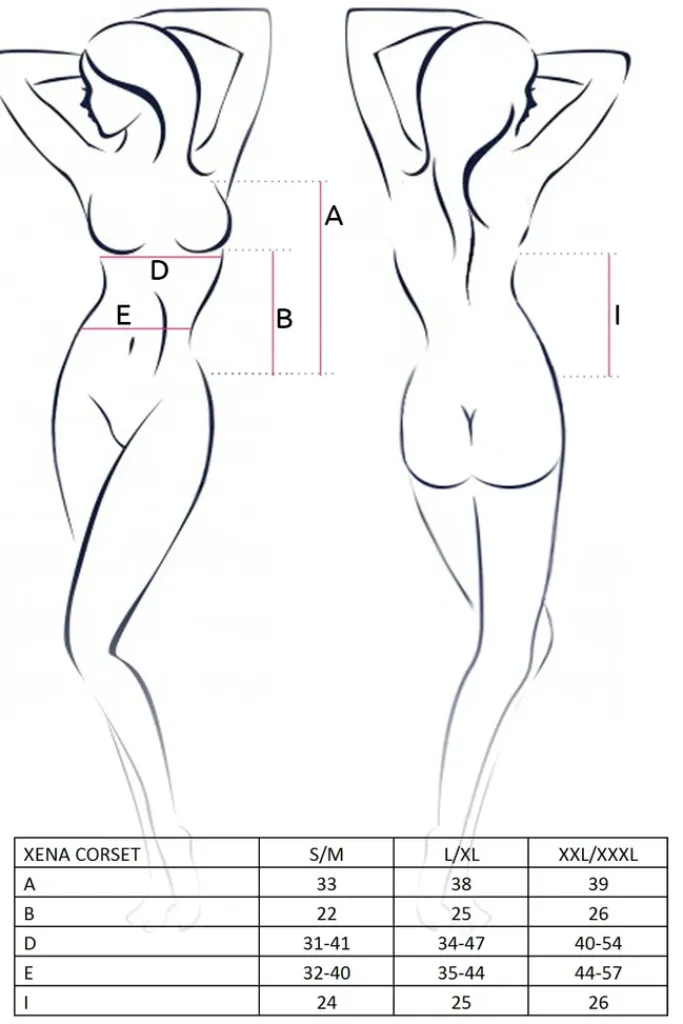 Passion Lingerie Xena White Corset