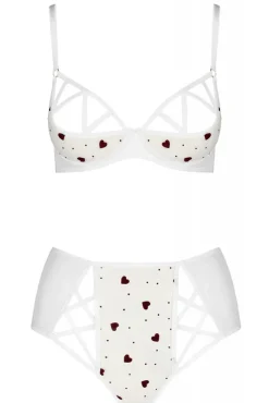 Passion Lingerie Passion Lovelia Bikini Lingerie Set White