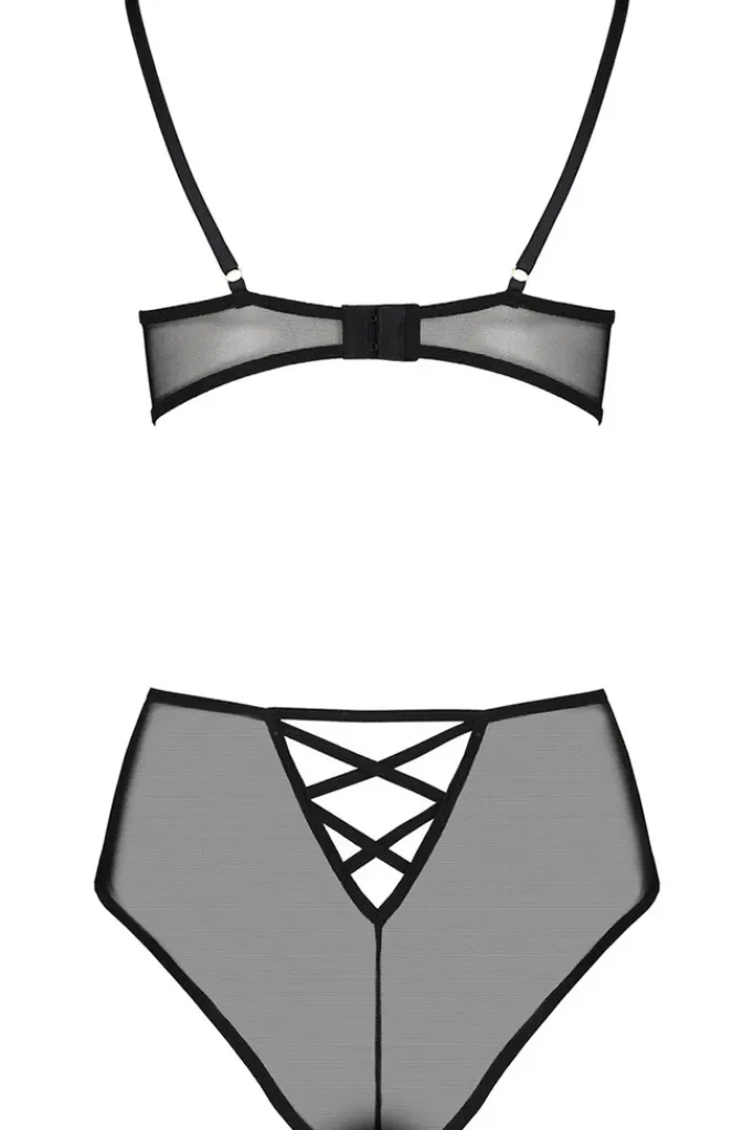 Passion Lingerie Passion Lovelia Bikini Lingerie Set Black