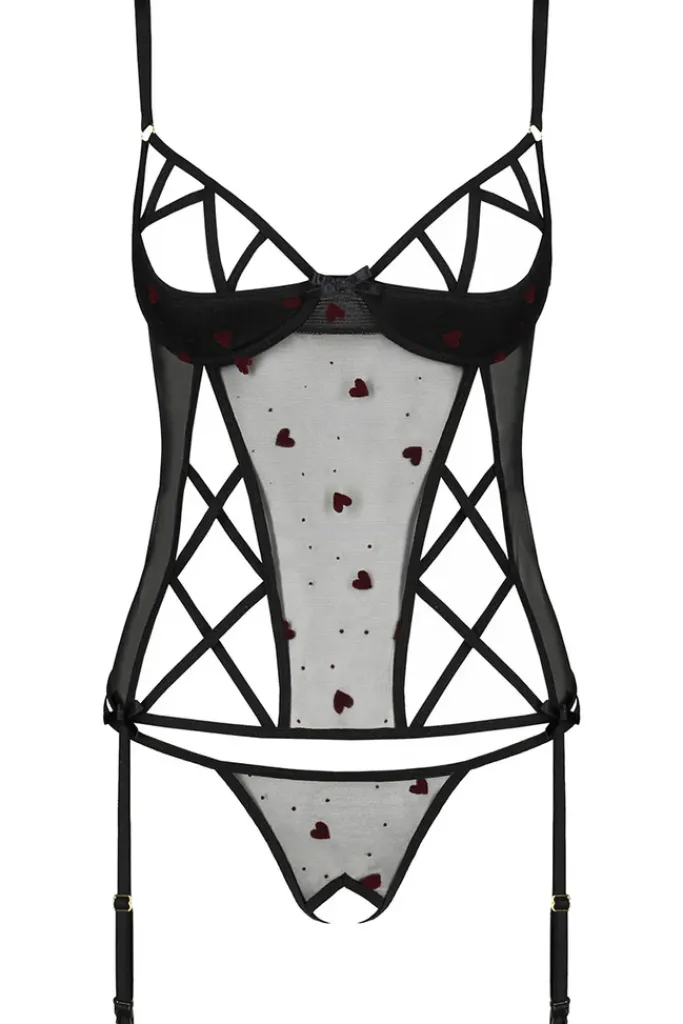 Passion Lingerie Passion Lovelia Corset Black