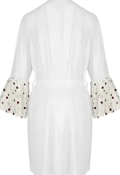 Passion Lingerie Passion Lovelia Penignoir Dressing Gown White