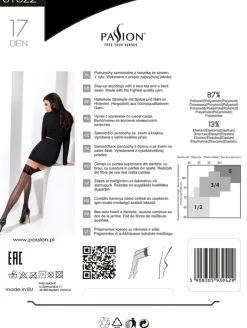 Passion Lingerie Passion Nero Black Hold-Ups ST022