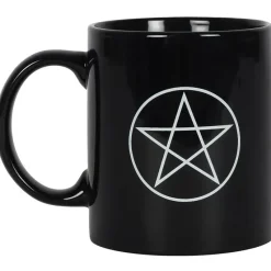 Something Different Pentagram Black Mug