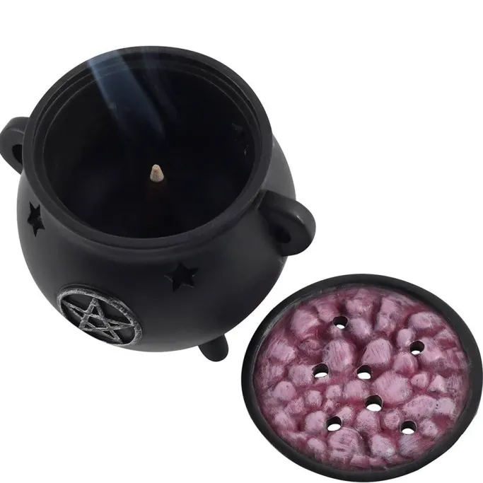 Something Different Pentagram Cauldron Incense Cone Holder