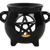 Something Different Pentagram Cauldron Oil Burner