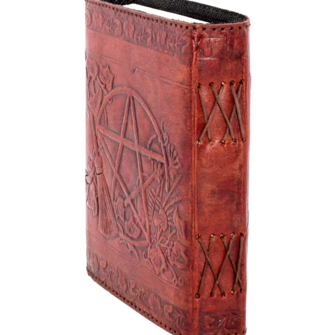 Nemesis Now Pentagram Leather Emboss Journal and Lock