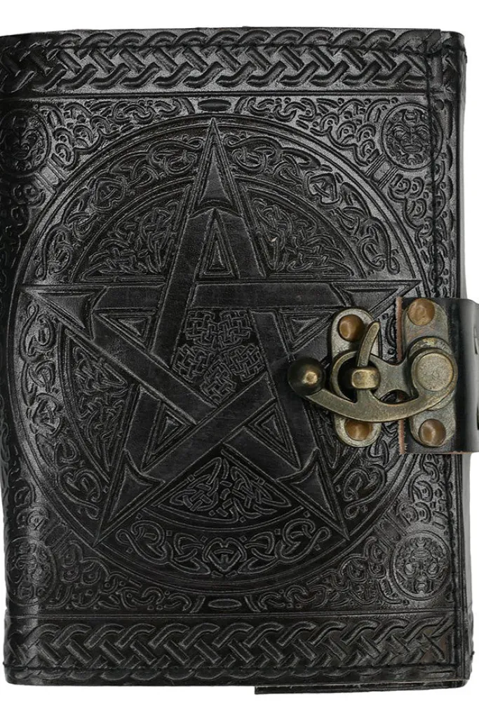 Something Different Pentagram Leather Journal