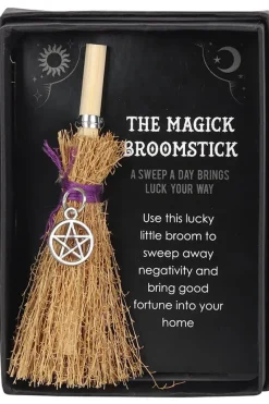Something Different Pentagram Mini Magick Broomstick