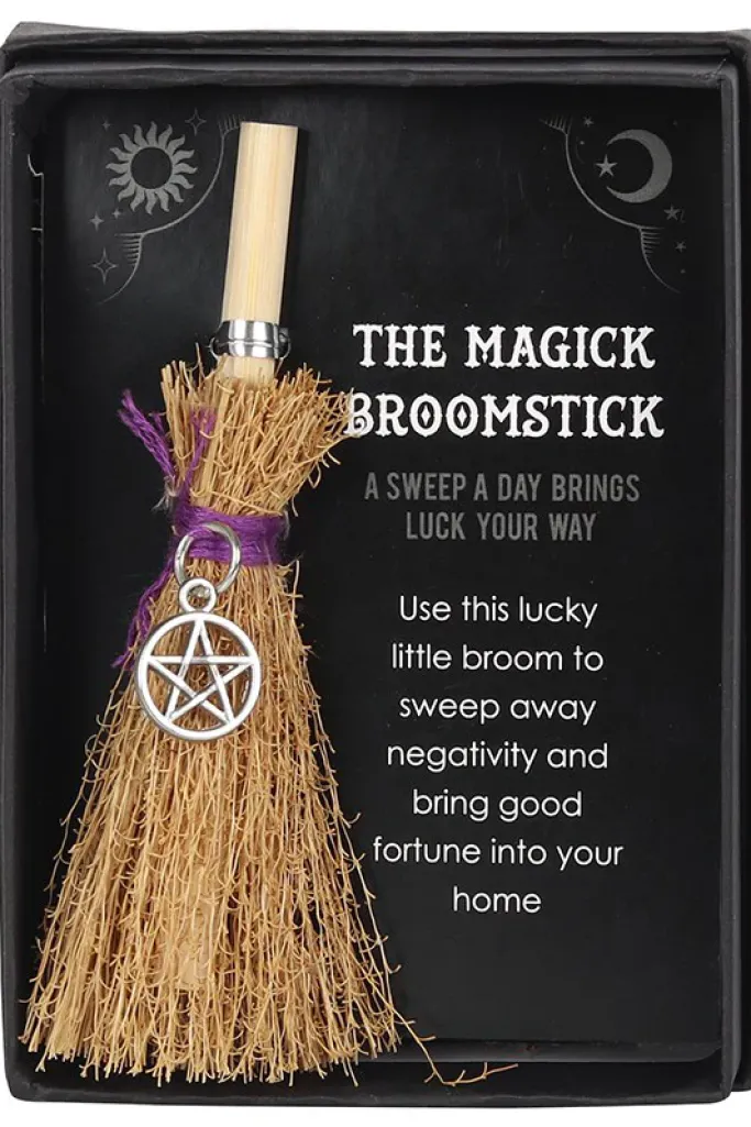Something Different Pentagram Mini Magick Broomstick