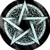 Grind Pentagram Star Glass Chopping Board