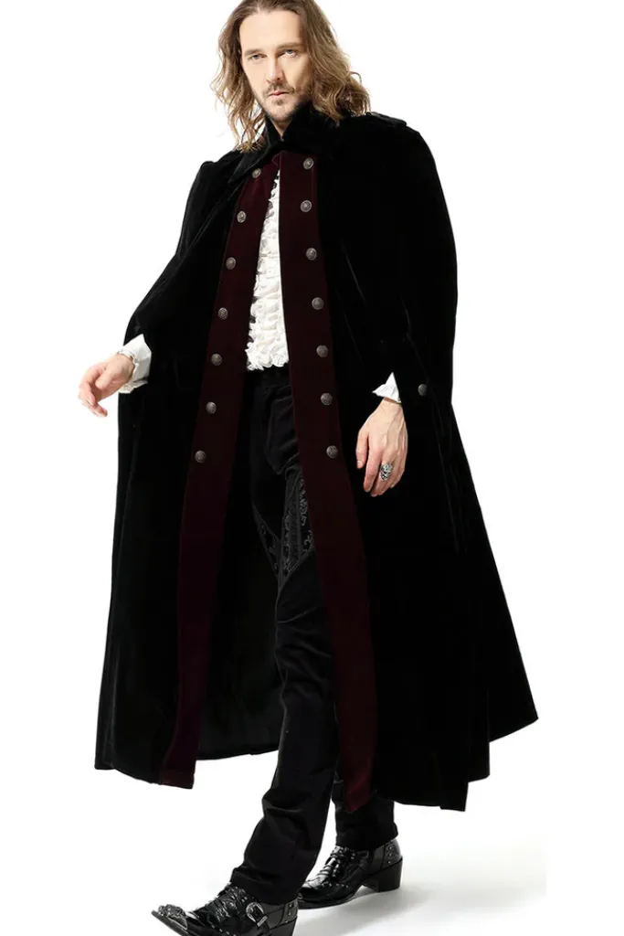 Pentagramme Velvet Gothic Cape