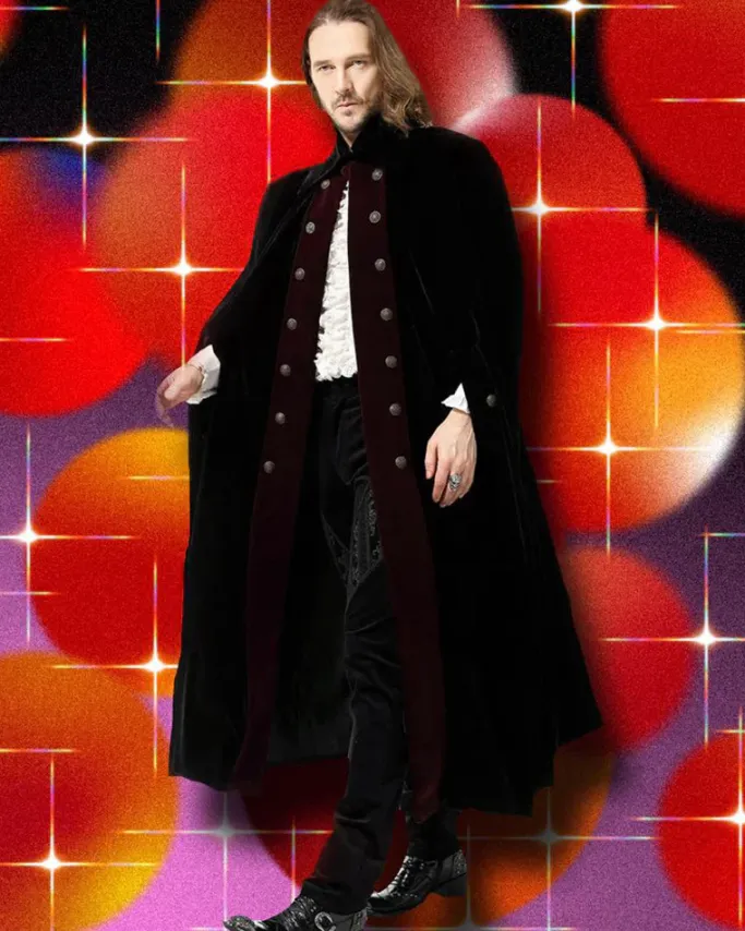 Pentagramme Velvet Gothic Cape