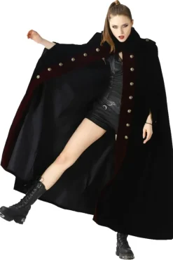 Pentagramme Velvet Gothic Cape