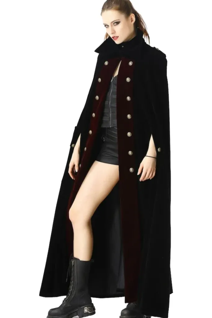 Pentagramme Velvet Gothic Cape
