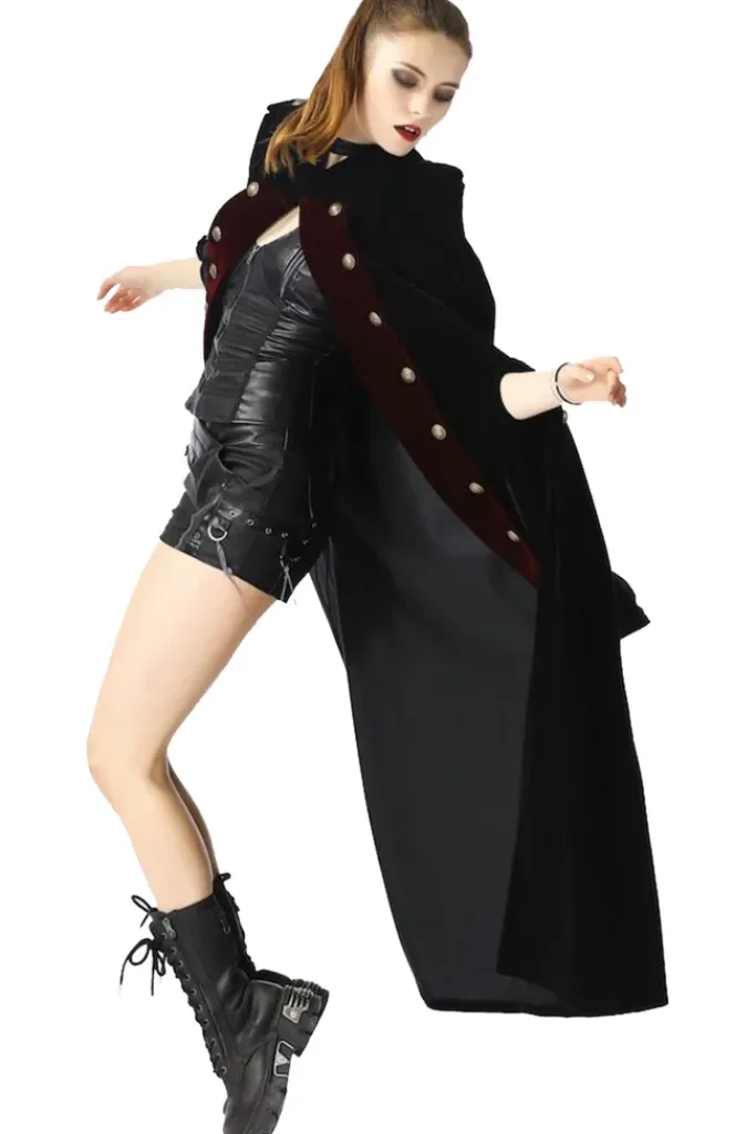 Pentagramme Velvet Gothic Cape