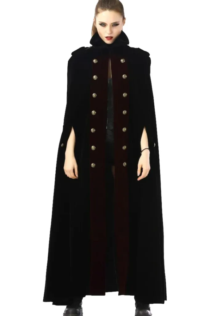 Pentagramme Velvet Gothic Cape