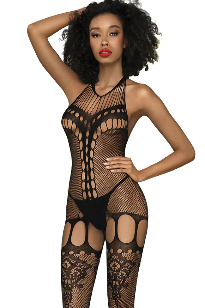 Penthouse Fancy Me Bodystocking Black (XL)