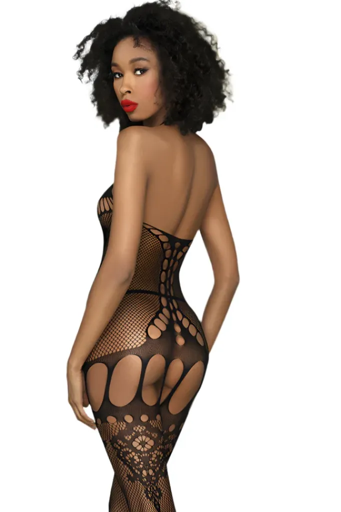 Penthouse Fancy Me Bodystocking Black (XL)