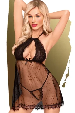 Penthouse Libido Boost Black Babydoll (S/M)
