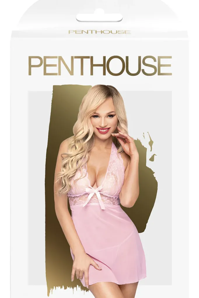 Penthouse Sweet and Spicy Chemise Pink