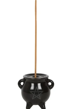 Something Different Pentragram Cauldron Ceramic Incense Holder