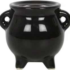 Something Different Pentragram Cauldron Ceramic Incense Holder