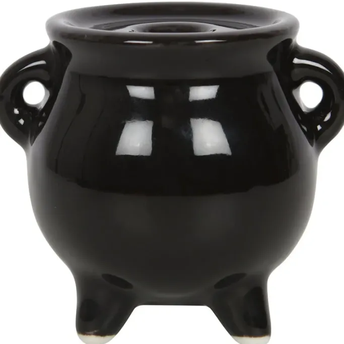 Something Different Pentragram Cauldron Ceramic Incense Holder