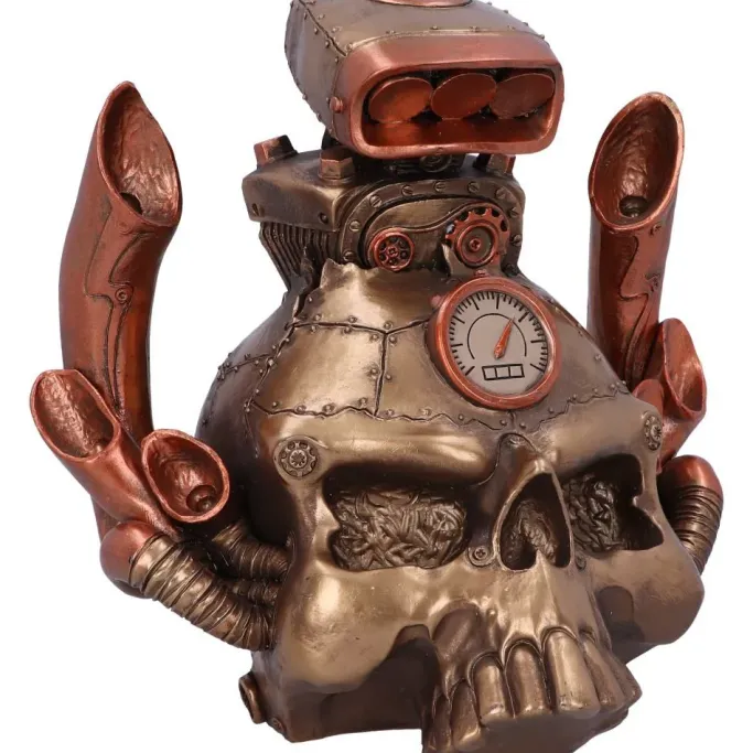 Nemesis Now Petrol Head Steampunk Skull
