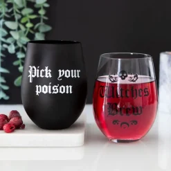Something Different Pick Your Poison Stemless Wine Glass