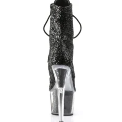 Pleaser ADORE 1020G Boots Black Glitter