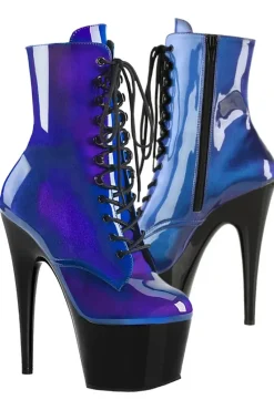 Pleaser ADORE 1020SHG Blue Purple Boots