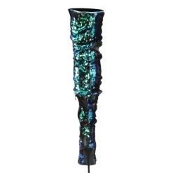 Pleaser COURTLY 3011 Boots Green