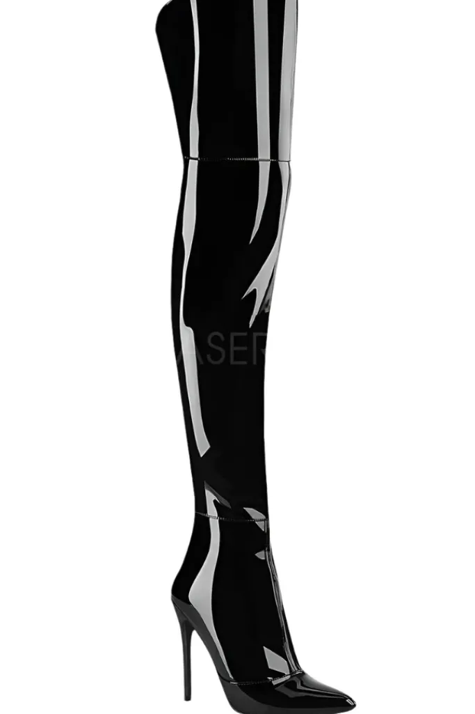 Pleaser COURTLY-3012 Boots Patent
