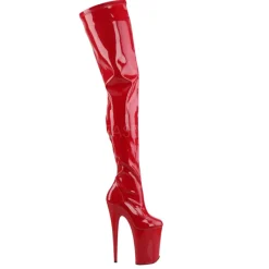 Pleaser INFINITY-4000 Boots Red