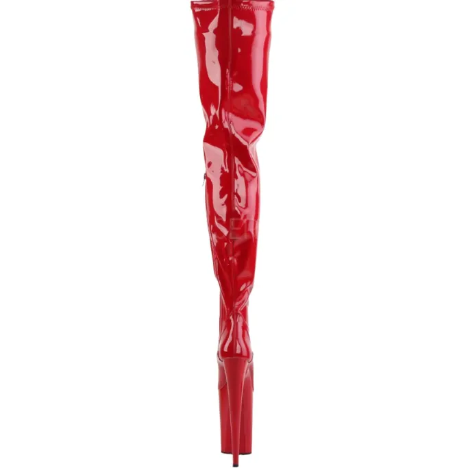 Pleaser INFINITY-4000 Boots Red