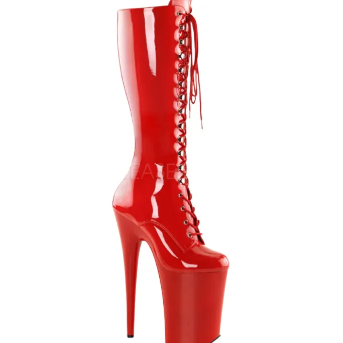 Pleaser INFINITY-2020 Boots Red