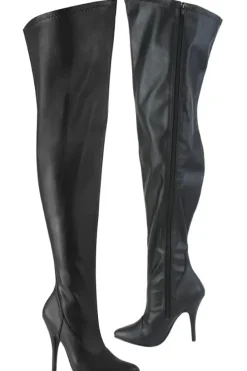 Pleaser Pink Label SEDUCE-3000WC Boots Matte WIDE CALF
