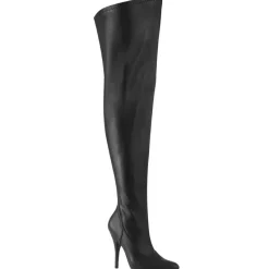 Pleaser Pink Label SEDUCE-3000WC Boots Matte WIDE CALF