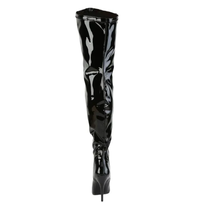 Pleaser Pink Label SEDUCE-3000WC Boots WIDE CALF