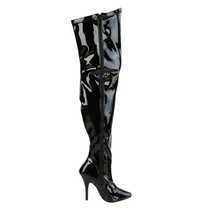 Pleaser Pink Label SEDUCE-3000WC Boots WIDE CALF