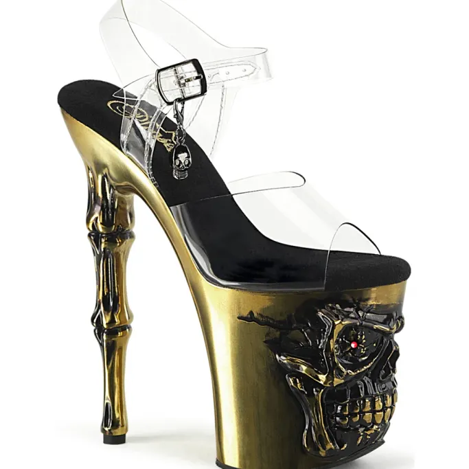 Pleaser Rapture 808-LT Brass Shoes