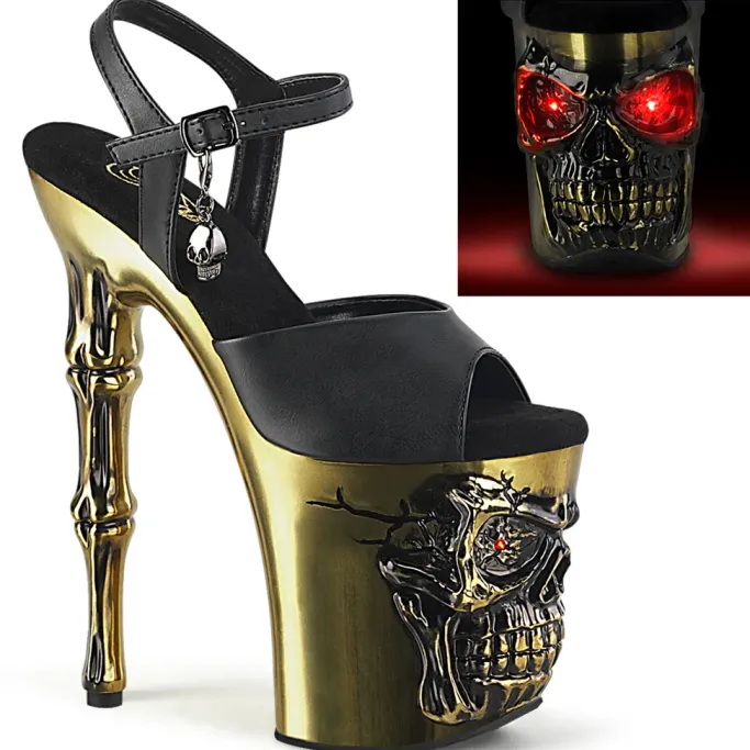 Pleaser Rapture 809-LT Brass Shoes