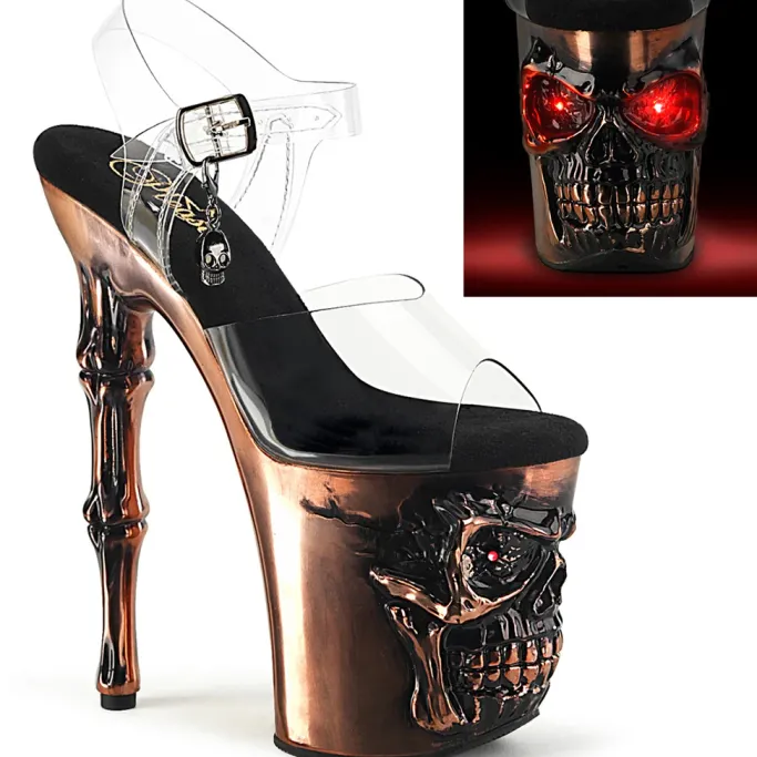 Pleaser Rapture 808-LT Copper Shoes