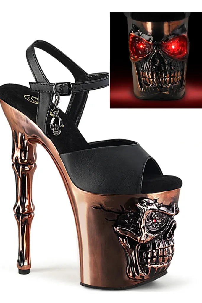 Pleaser Rapture 809-LT Copper Shoes