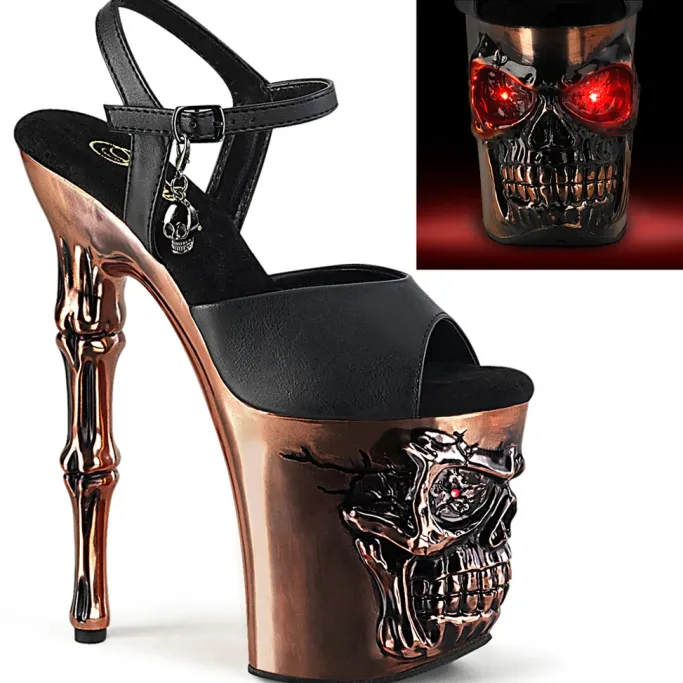 Pleaser Rapture 809-LT Copper Shoes