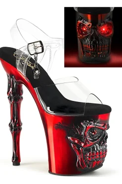 Pleaser Rapture 808-LT Red