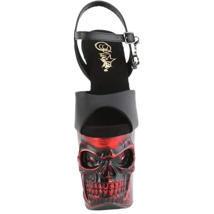 Pleaser Rapture 809-LT Red Shoes